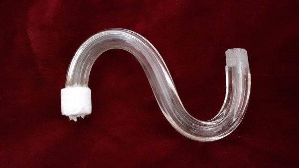 Wall Light Arm Glass 70mm high x 120mm length