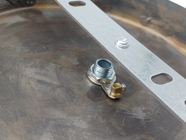 150mm Ceiling Rose Hook And Chain Dark Antique Finish