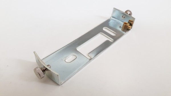 Fixing strap ceiling bracket with chrome screws