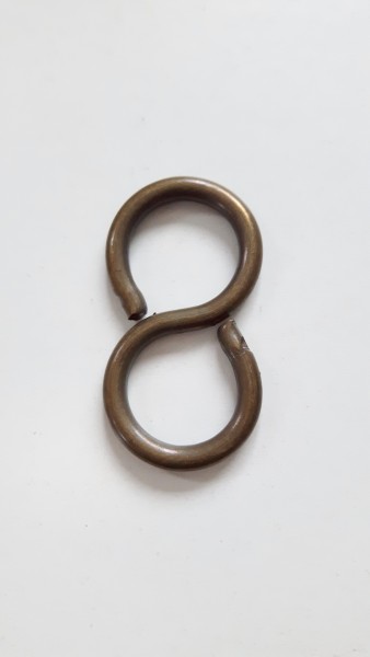 chandelier closed S hook AGED BRASS 10kgs max load Pack Of Three