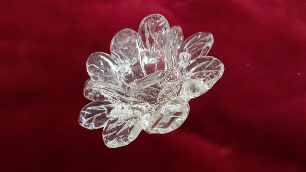 Hand blown glass flowers large open