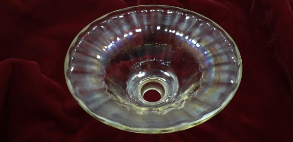 Murano Wax Catcher, Drip Tray, Saucer, Bobeche Vintage 180mm