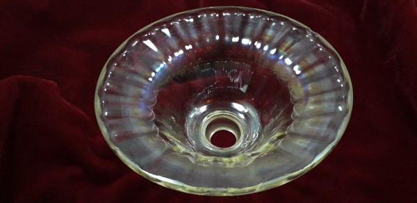 Murano Wax Catcher, Drip Tray, Saucer, Bobeche Vintage 180mm