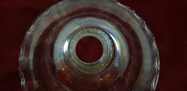 Murano Wax Catcher, Drip Tray, Saucer, Bobeche Vintage 180mm