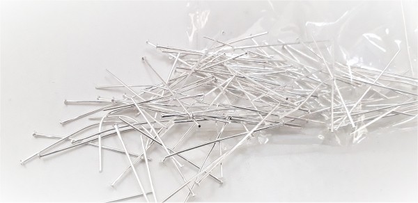 Bright Silver Chandelier Pins 22mm Length