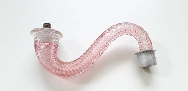 Pink Murano chandelier Arm hand blown
