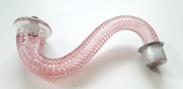 Pink Murano chandelier Arm hand blown
