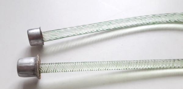 Murano Chandelier Flowers - Pink Flower Green Stem