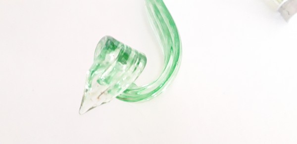 Green Murano Chandelier Crook Leafs