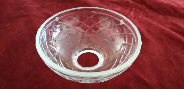 1950s chandelier bobeche - drip pan