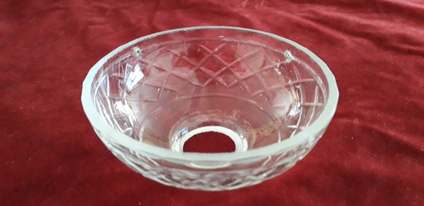 1950s chandelier bobeche - drip pan