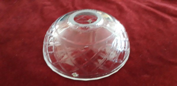 1950s chandelier bobeche - drip pan