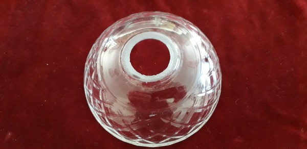 1950s chandelier bobeche - drip pan