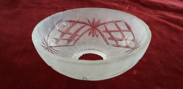 Old chandelier pan Etched Design