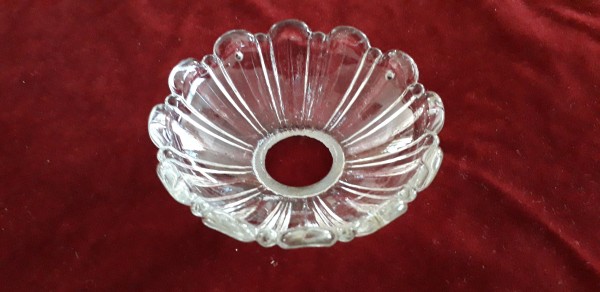 OLD CHANDELIER DRIP PAN 4 pin holes