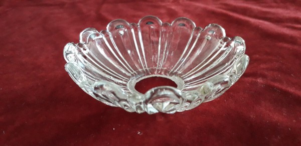 OLD CHANDELIER DRIP PAN 4 pin holes