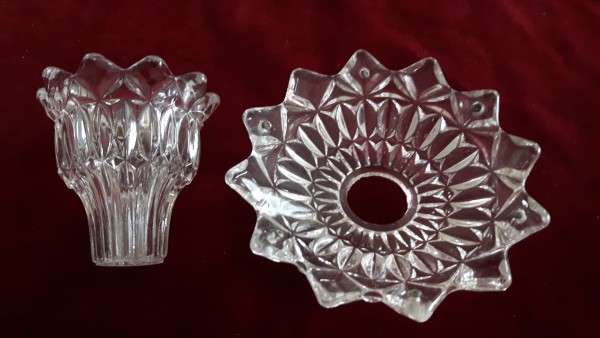 Vintage Chandelier Pan and Candle Cup