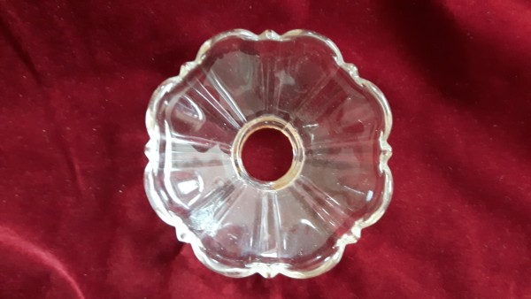 Glass Chandelier dish 