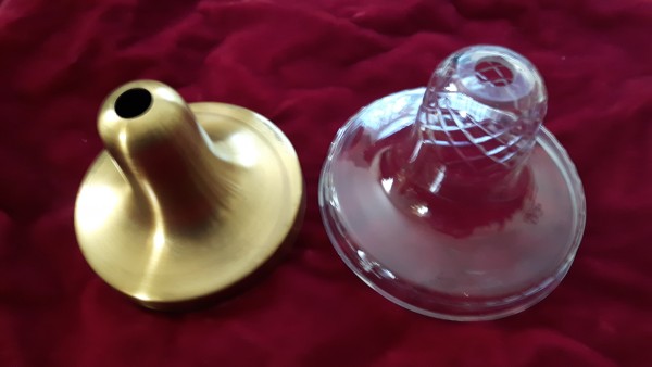 Glass chandelier Ceiling Rose 