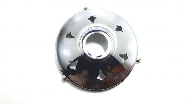 Chrome lamp shade Gallery 109mm Or 4 1~4 Inch Width