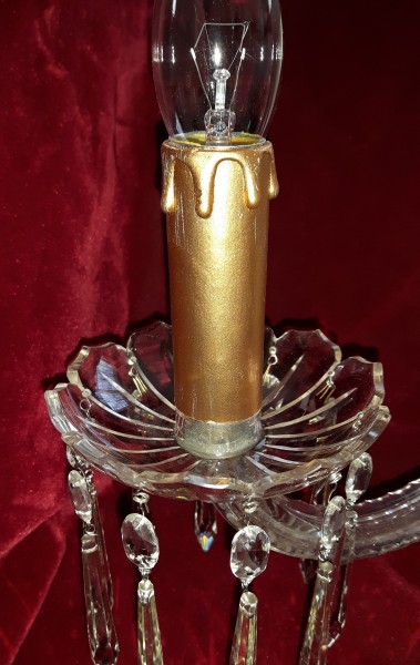 Gold Candle Tubes Drip Card 85mm x 27mm 