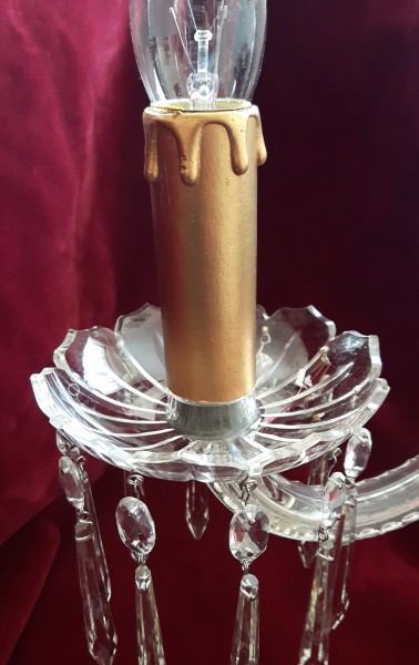 Gold Candle Tubes Drip Card 85mm x 27mm 