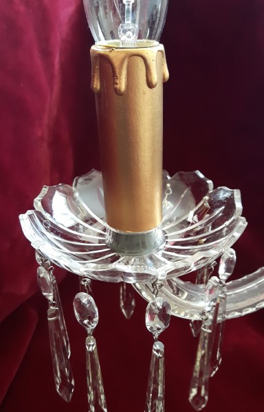 Gold Candle Tubes Drip Card 85mm x 27mm 