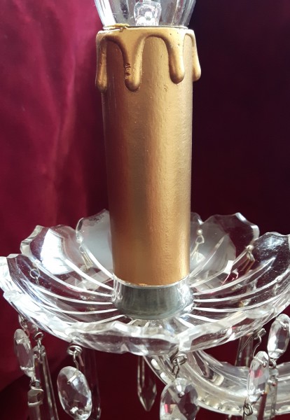 Gold Candle Tubes Drip Card 85mm x 27mm 