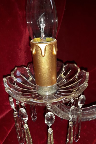 Gold Candle Tubes Drip Card 55mm x 26mm 