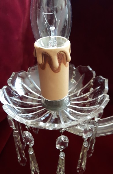 Candle Tubes  Antique Drip Card 55mm x 26mm pack of 5