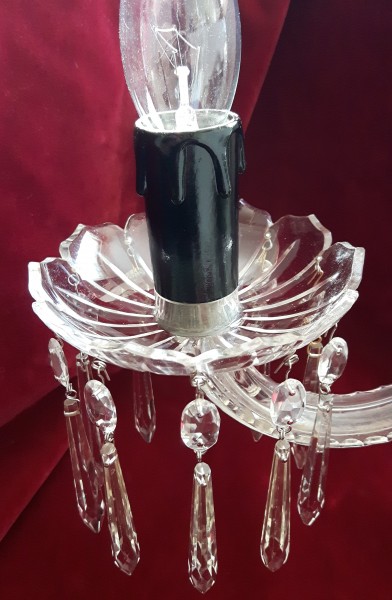 Candle Tubes Black Drip Card 55mm x 26mm pack of 5