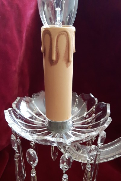 Candle Tube Antique Drip Plastic 90mm x 26mm