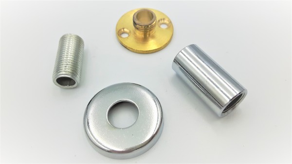 Lamp Holder Large Bayonet Cap Chrome 