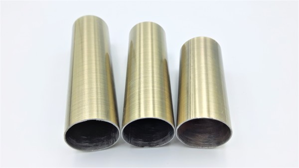 Metal Candle Tubes in Brushed Antique 65mm 85mm 100mm