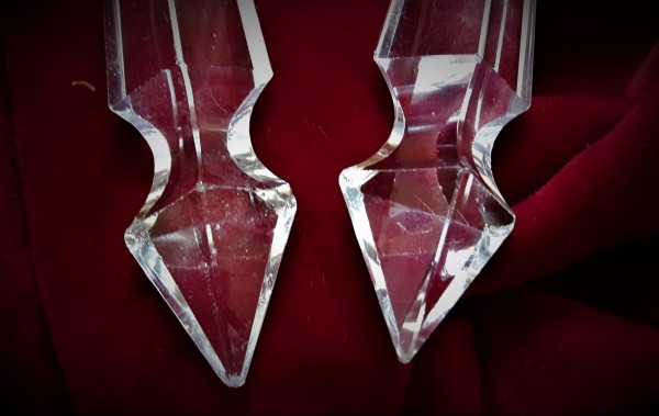 Crystal Chandelier spear drops 