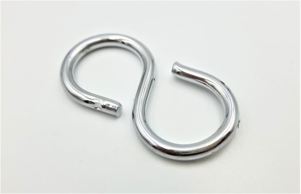 Chandelier Hook Closed S Hook In Chrome pack of 3