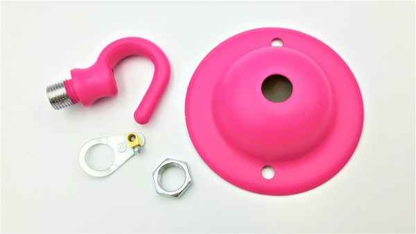 Pink Ceiling Rose Hook 