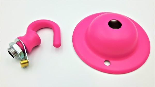 Pink Ceiling Rose Hook 