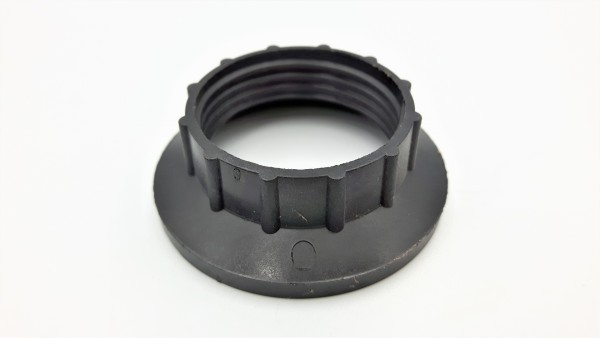 E14 Chunky Shade Rings Black Plastic 44mm Width External 27mm Width Internal
