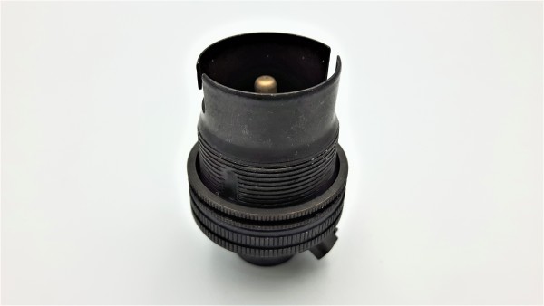 lamp holder BC - B22 3 part earthed half inch base thread BRONZE Finish
