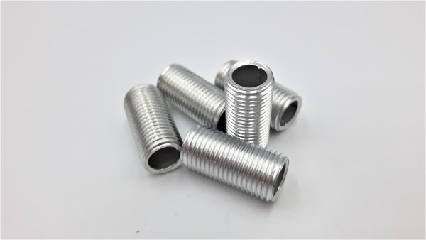 Hollow tube threaded rod, allthread M10 20mm length x 5 pieces