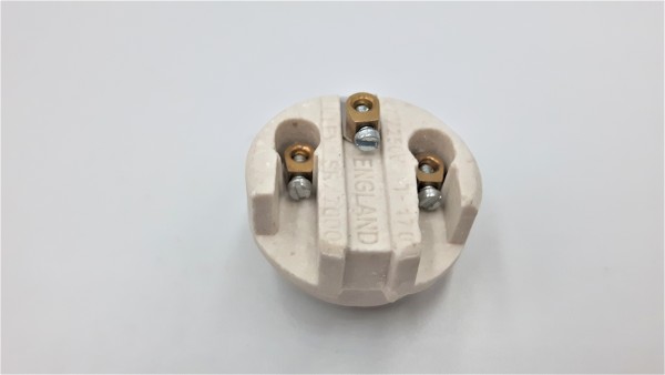 ES E27- 3 part bulb holder lamp holder solid brass 10mm thread 