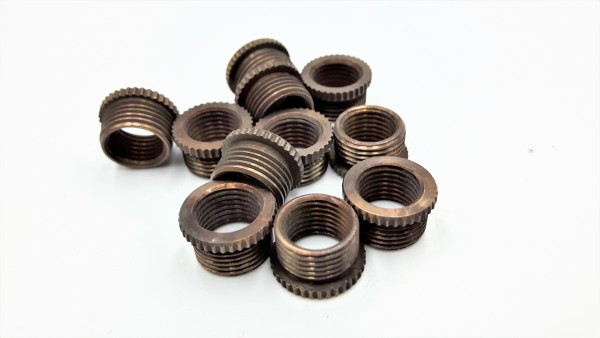 Solid brass ANTIQUE BRASS Reducers half inch male to 10mm female 