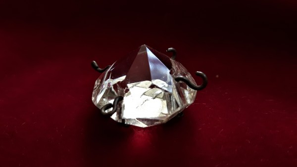 Victorian Large Crystal Chandelier Divider 4 Way 30mm 