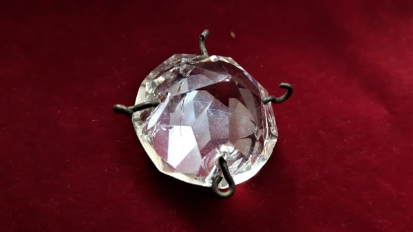 Victorian Large Crystal Chandelier Divider 4 Way 30mm 