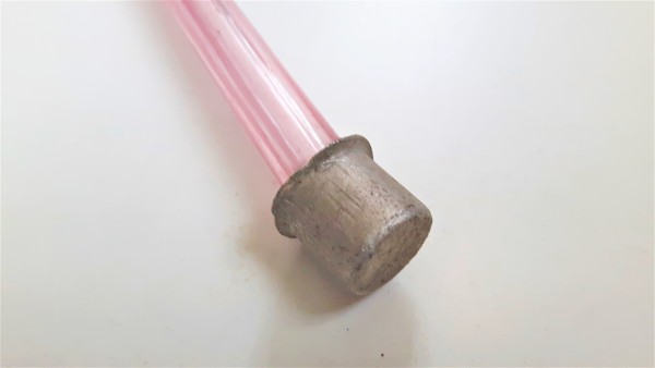 Pink Venetian Chandelier Crook scroll and drop 