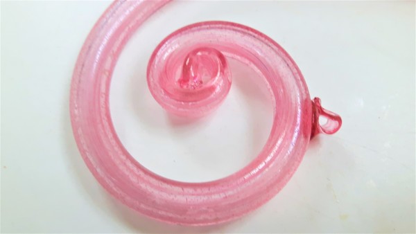 Pink Venetian Chandelier Crook scroll 