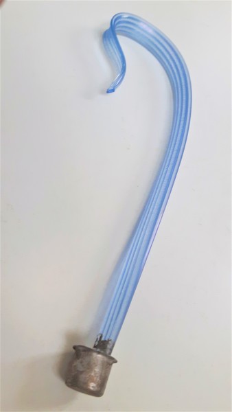 Blue Venetian Chandelier Leaf Crook