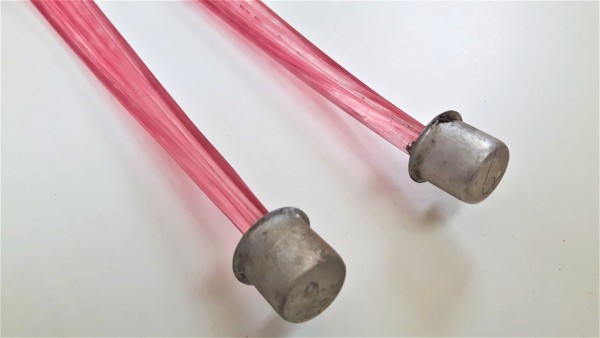 Red Murano Chandelier leaves x 2