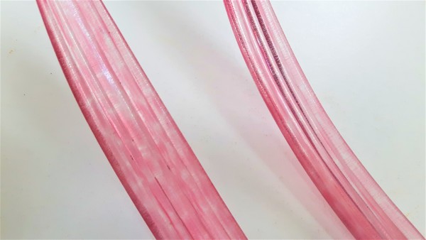 Red Murano Chandelier leaves x 2